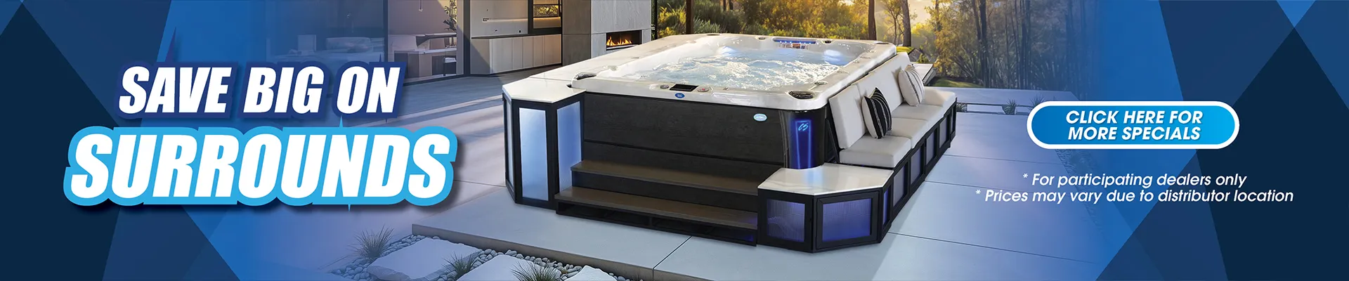 Calspas hot tub being used in a family setting - Longview