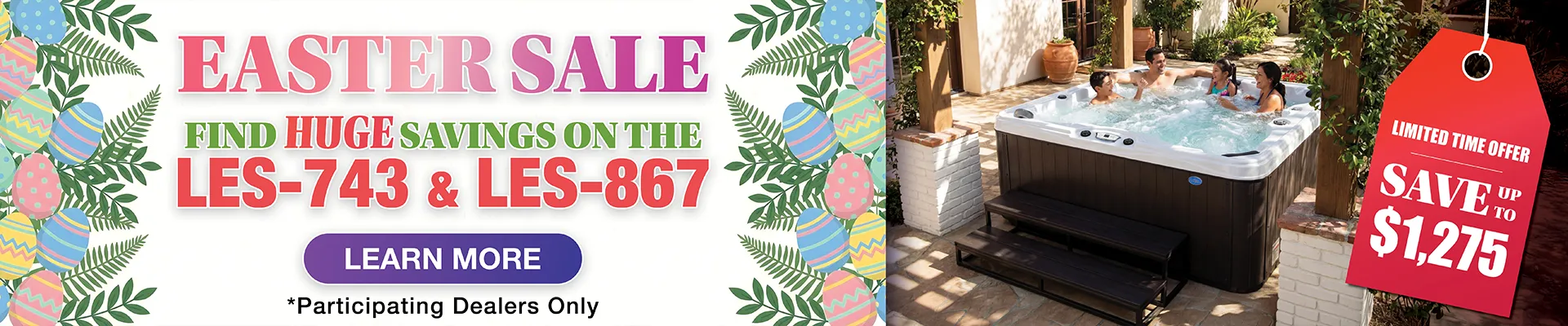 Calspas hot tub being used in a family setting - Longview